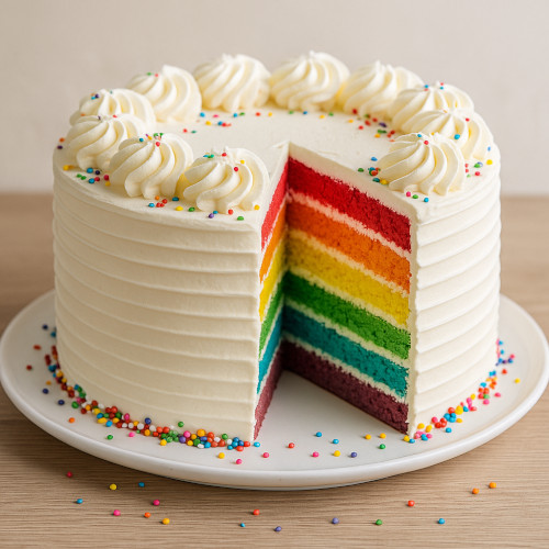 Pastel Arcoíris (Rainbow Cake)